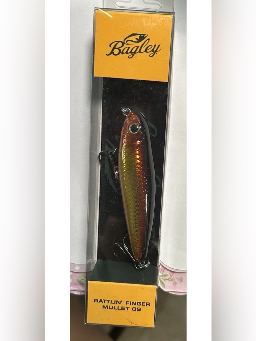 Rattlin' Finger Mullet 09 Fishing Lure - Gold/Brown